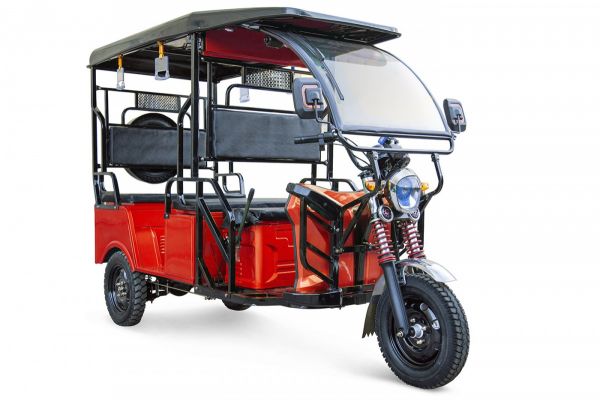 Электротрицикл Rutrike Рикша 48V1000W Красный