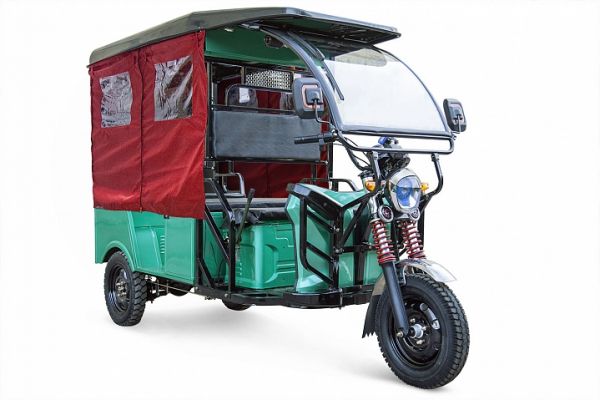 Электротрицикл Rutrike Рикша 60V1000W Зеленый