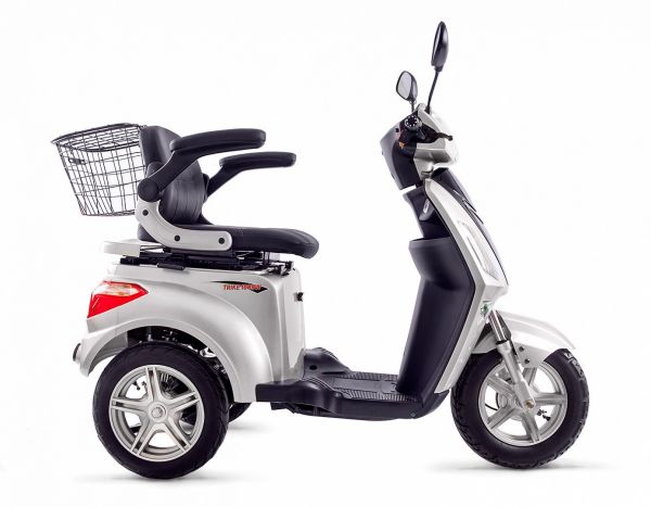 Электроскутер Volteco TRIKE NEW Серебристый