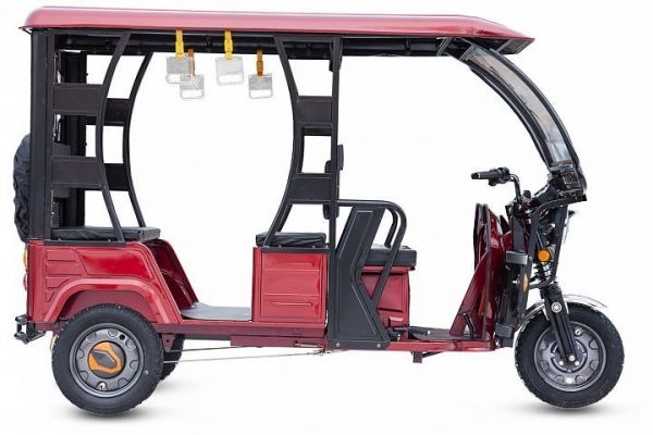 Электротрицикл Rutrike Рикша 60V1000W Красный