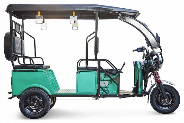 Электротрицикл Rutrike Рикша 60V1000W Зеленый