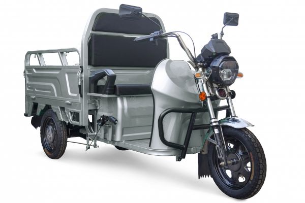 Электротрицикл Rutrike Вояж К1 1200 60V800W Серебристый