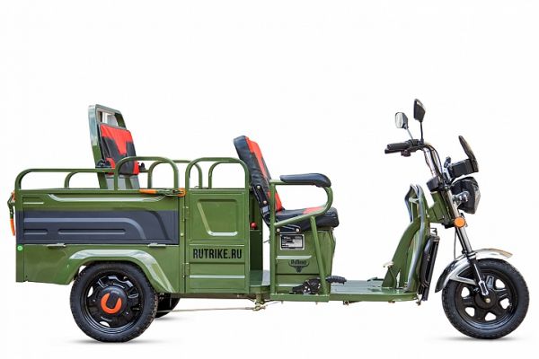 Электротрицикл Rutrike Вояж-П 1200 Трансформер 60V800W Серебристый