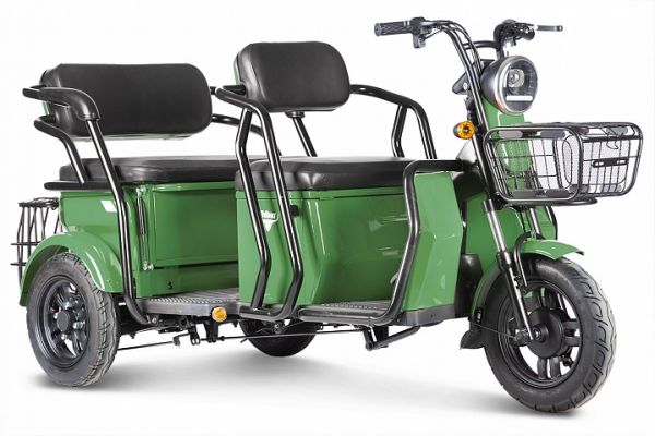 Электротрицикл Rutrike Кэб Зеленый