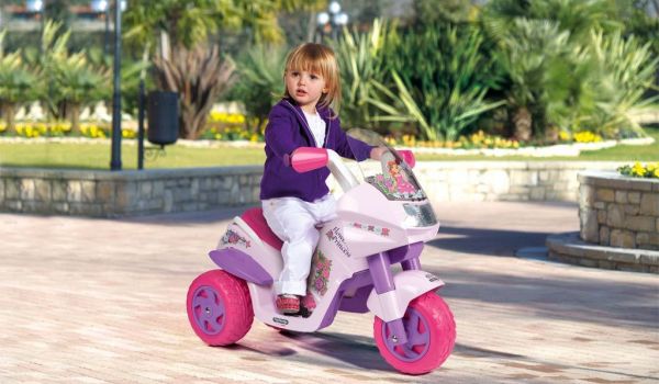 Детский электротрицикл Peg Perego Flower Princess