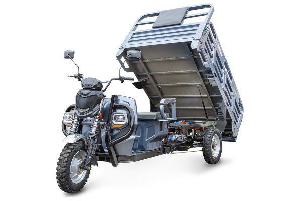 Грузовой электротрицикл Rutrike Атлант-У 2000 60/72V2000W Серый