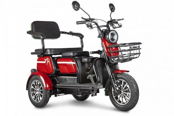 Электротрицикл Rutrike Пилот Красный