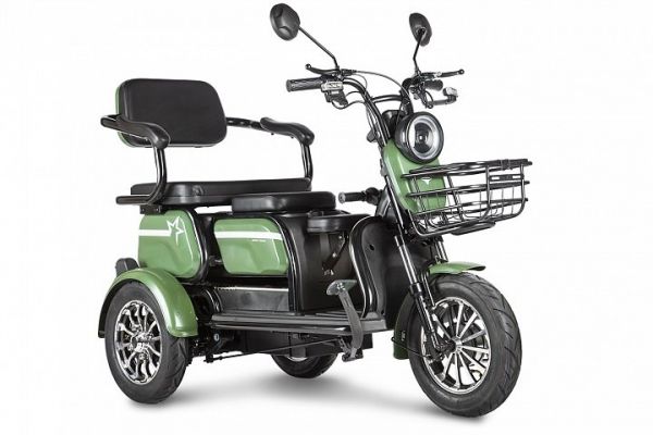 Электротрицикл Rutrike Пилот Зеленый