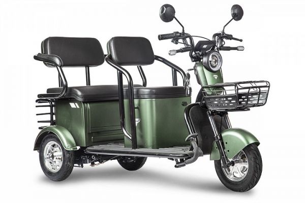 Электротрицикл Rutrike Караван Зеленый