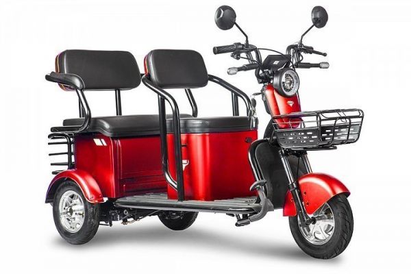 Электротрицикл Rutrike Караван Красный