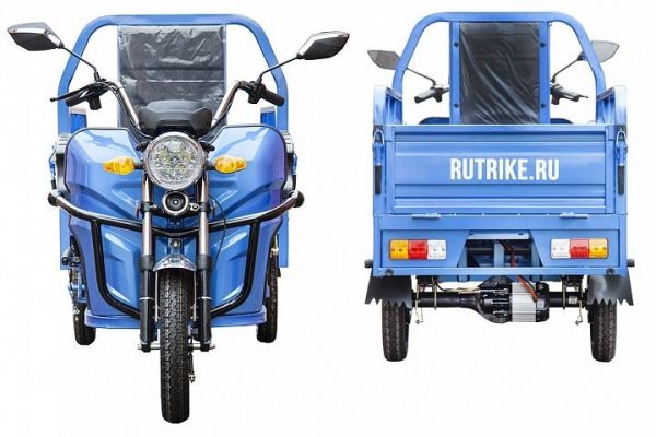 Грузовой электротрицикл Rutrike Вояж К22 1200 60V/800W Серый