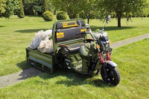 Грузовой электротрицикл Rutrike Антей-У 1500 60V1000W Синий