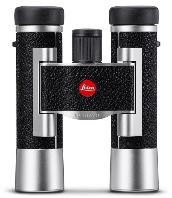 Бинокль Leica Ultravid 10x25 кожа, серебристый