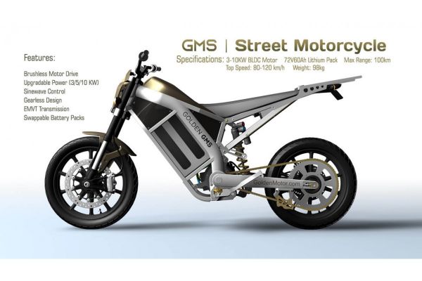 Электромотоцикл Golden Motor GMS