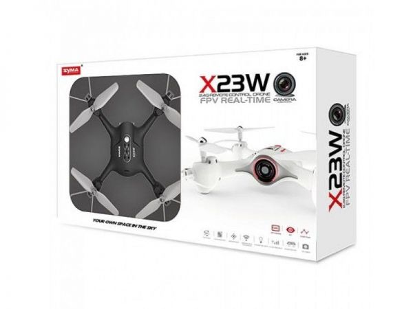 Р/У квадрокоптер Syma X23W с FPV трансляцией Wi-Fi, камера 0,3 Мп, 2.4G RTF