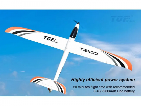 Радиоуправляемый планер Top RC T1800 (Propeller Power System) 1800мм 2.4G 4-ch LiPo RTF