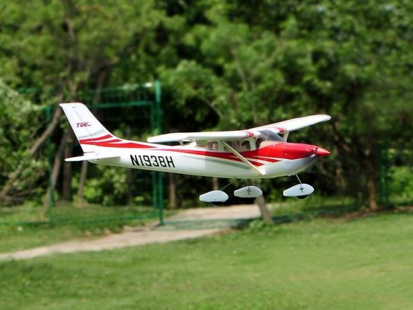 Р/У самолет Top RC Cessna 182 400 class красная 965мм 2.4G 4-ch LiPo RTF