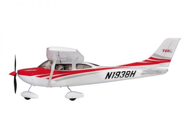 Р/У самолет Top RC Cessna 182 400 class красная 965мм 2.4G 4-ch LiPo RTF