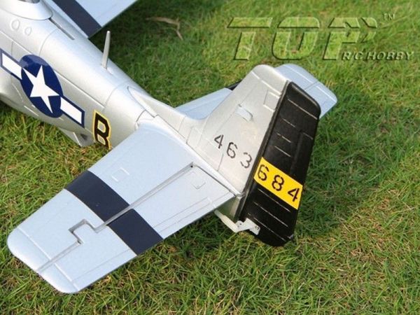 Радиоуправляемый самолет Top RC P-51D Pro синий 750мм flight controller PNP