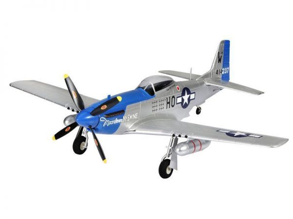 Радиоуправляемый самолет Top RC P-51D Pro синий 750мм flight controller PNP