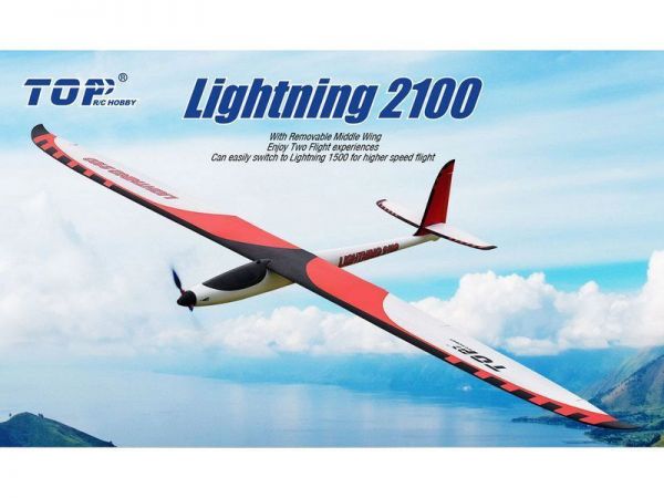 Радиоуправляемый планер Top RC Lightning 2100 (Propeller Power System) 2100мм KIT