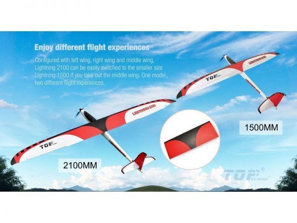 Радиоуправляемый планер Top RC Lightning 2100 (Propeller Power System) 2100мм KIT