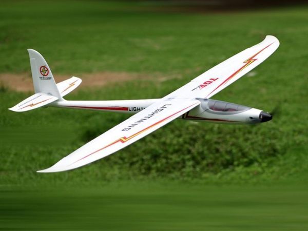 Радиоуправляемый планер Top RC Lightning V1 (Propeller Power System) 1500мм KIT