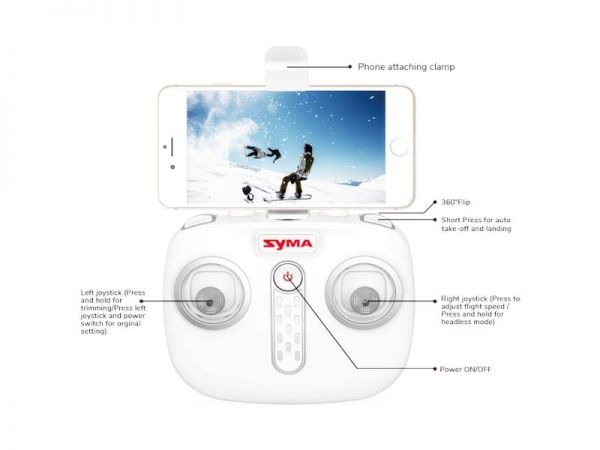 Р/У квадрокоптер Syma X25PRO с FPV трансляцией, GPS, барометр 2.4G RTF