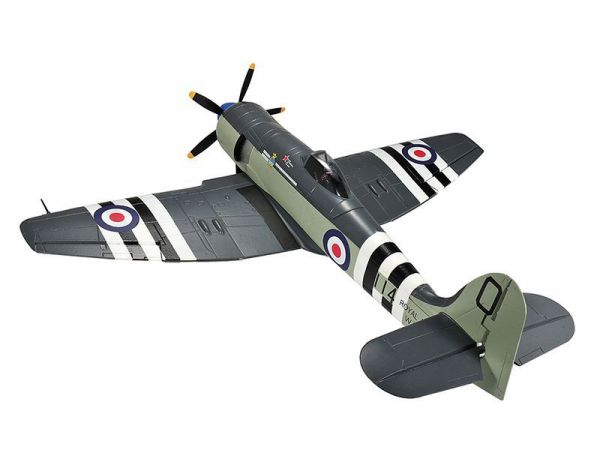 Радиоуправляемый самолет Top RC SEA FURY зеленый 1200мм PNP