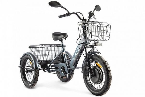 Трицикл GREEN CITY e-ALFA Trike Темно-серый