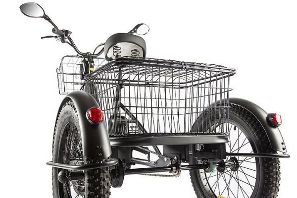 Трицикл GREEN CITY e-ALFA Trike Темно-серый